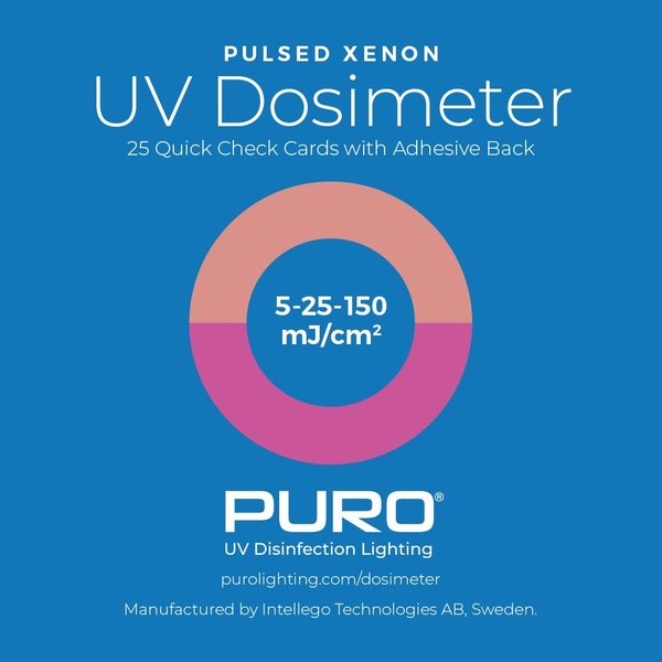 Puro Dosimeter Card, High Dose, 25PK DC-P-HD-25